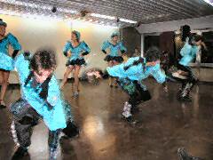 Bolivian folklore dance demonstration