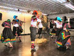 Peruvian folklore dance group