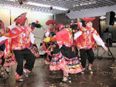 Peruvian folklore dance group