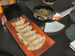 Irifune - gyoza and goma ae