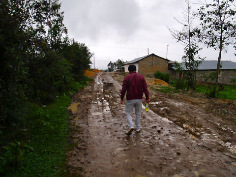 The trek to Karajia