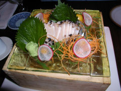 Koi - fresh abalone sashimi
