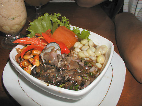 Ceviche de Conchas Negras at Javier