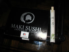 Maki Sushi delivery box