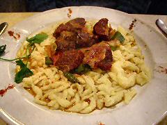 Mediterraneo - goulash with spaetzle