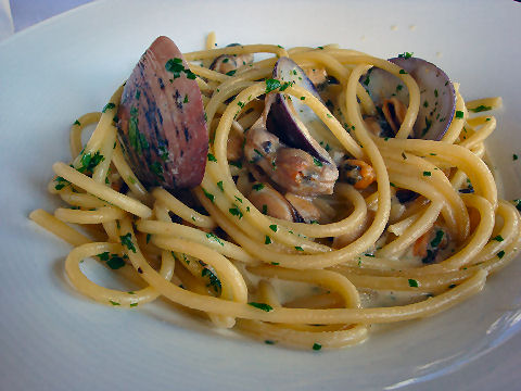 Bucatini with Seafood