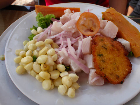 Ceviche de lenguado