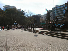 Liberation Day celebration at Plaza San Martin