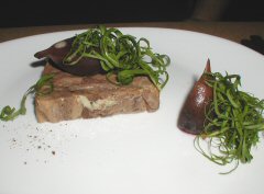 Resto - duck terrine, pickled figs