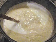 Ricotta making