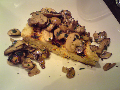 Rigoletto Cafe - mushroom bruschetta