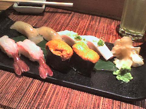Shima - nigiri sushi plate