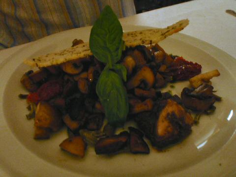 Social Paraiso - roasted mushrooms