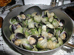 Taste of Portugal - cockles in garlic sauce