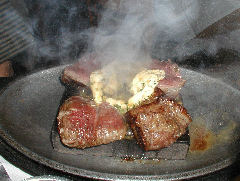 Taste of Portugal - steak on a tile