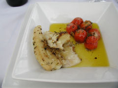 Vinedo de los Vientos - cazon and cherry tomatoes