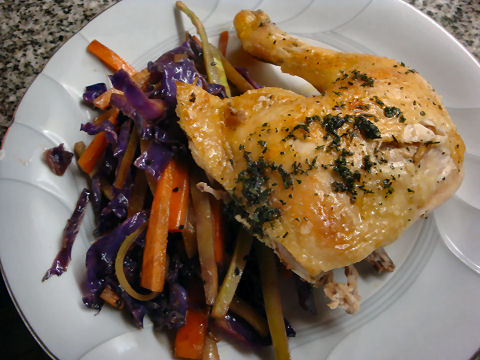 The broiled chicken