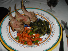 Xmas Day - lamb chops