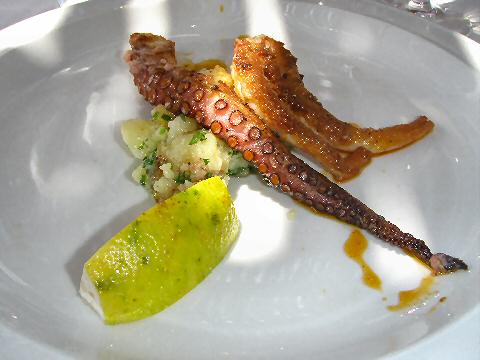 Grilled Octopus with potatoes