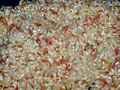 Risotto - just adding the rice to the pot