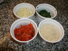 Sauce ingredients for pici alle briciole