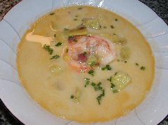 Langostino chowder