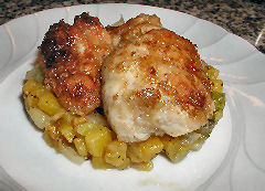 Caramelized Sweetbreads with Batatas and Fennel