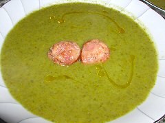 Turnip Green & Potato Soup