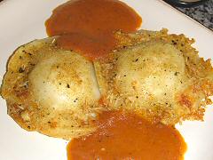 Toasted Wonton style Ravioli