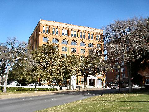 Book Depository, grassy knoll