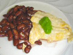 Marinated Lenguado with Coconut Beans