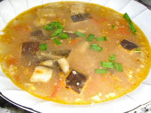 Crab and Shiitake soup