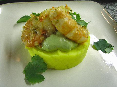 Causa de Langostinos