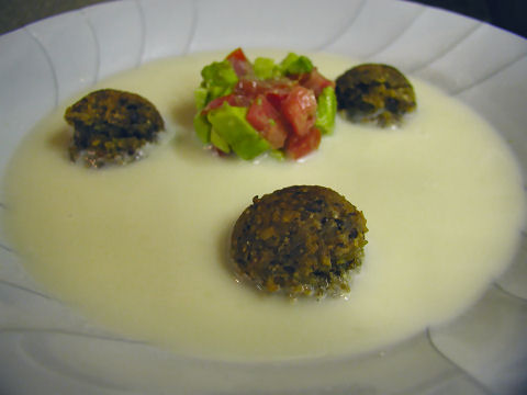 Fennel Falafel Soup