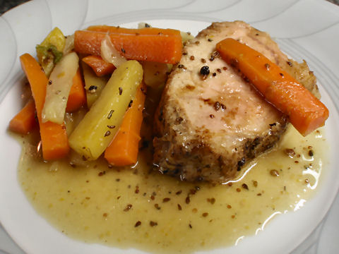 Roast Pork with Vegetables