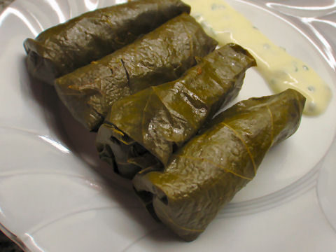 Stuffed Grape Leaves