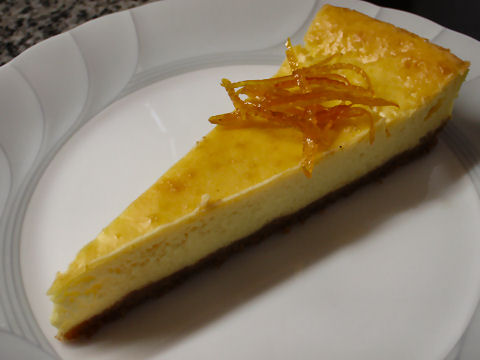 Polenta Orange Cheesecake