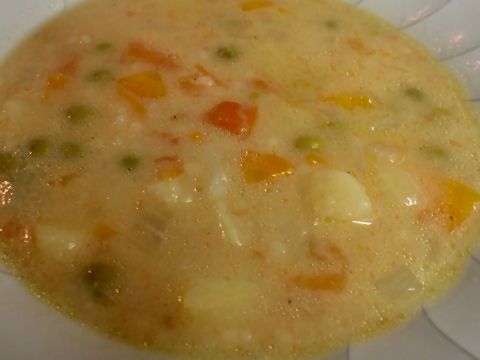 Sopa de mani