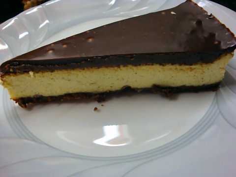 Thin Mint Cheesecake