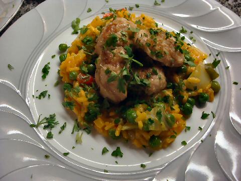 Saffron Dashi Paella