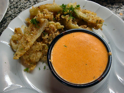 Crispy Fennel with Piquillo sauce