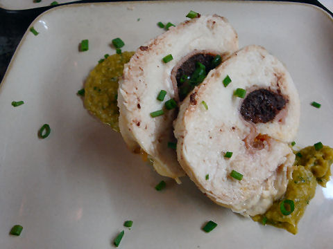 Morcilla stuffed Chicken Breast