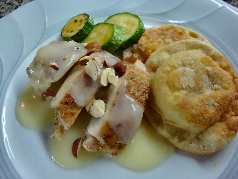 Roast Chicken, Fried Cauliflower Ravioli