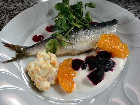 Smoked Sardine Salad