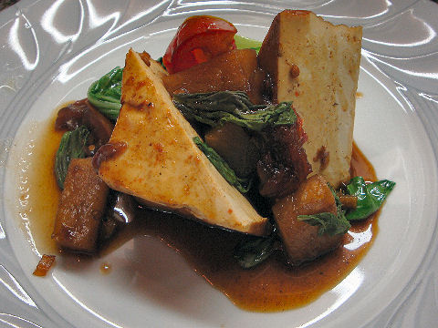 Black Pepper Caramel Tofu