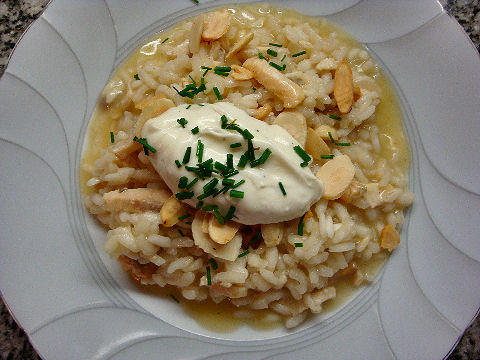 Trout Meuniere Amandine Risotto