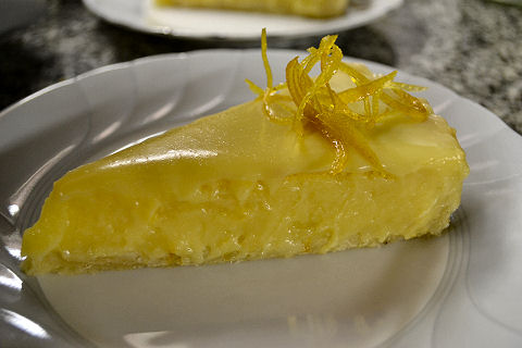 Lemon White Chocolate Tart