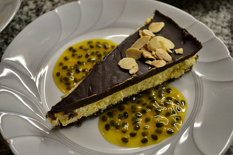 Chocolate Passionfruit Cheesecake