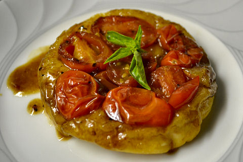 Cherry Tomato Tarte Tatin