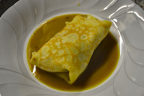 Banana-Mango Crepe